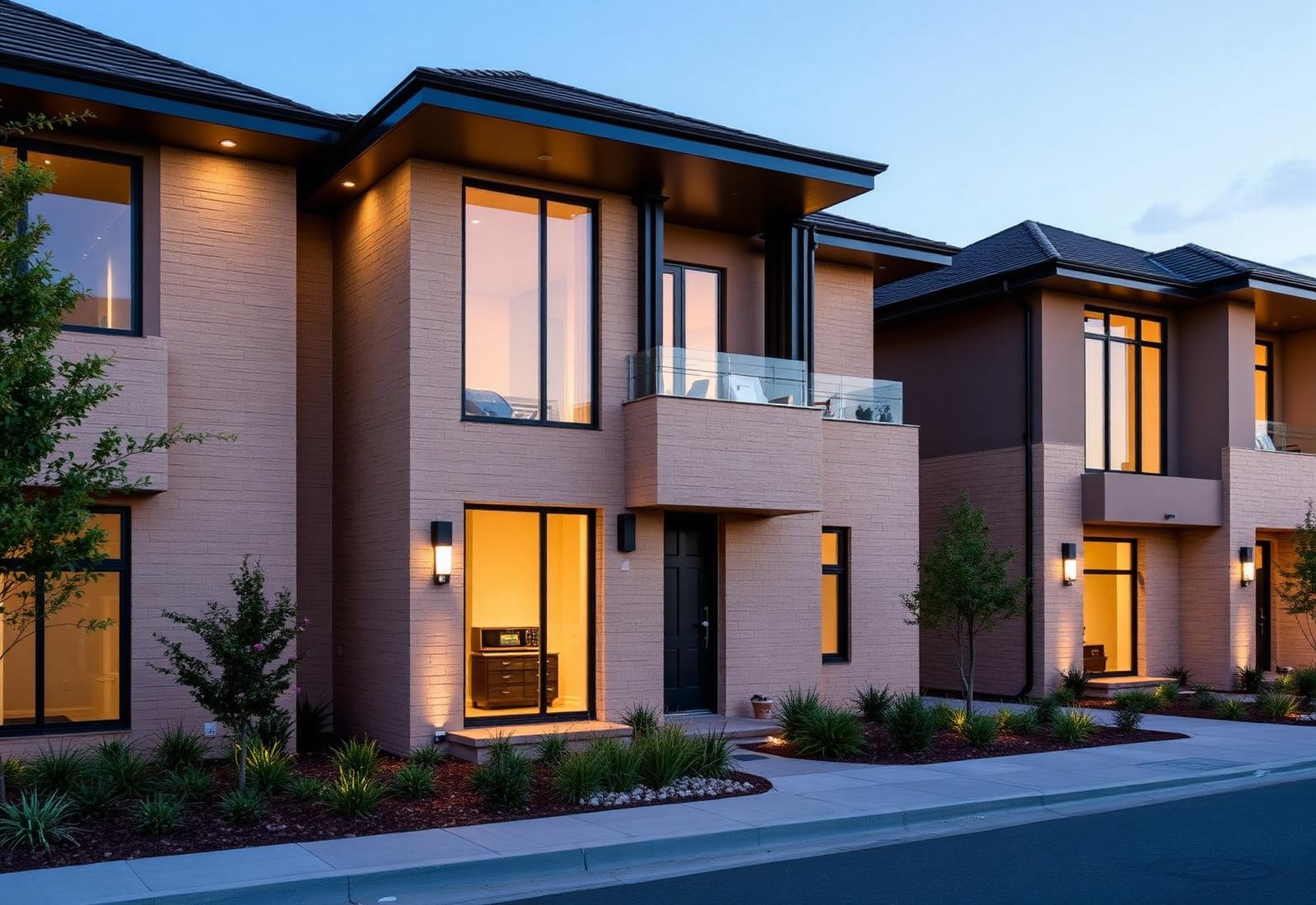 Résidence Les Trois — three contemporary duplexes